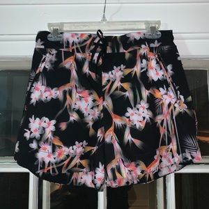 Womens size Medium Tangerine floral board shorts